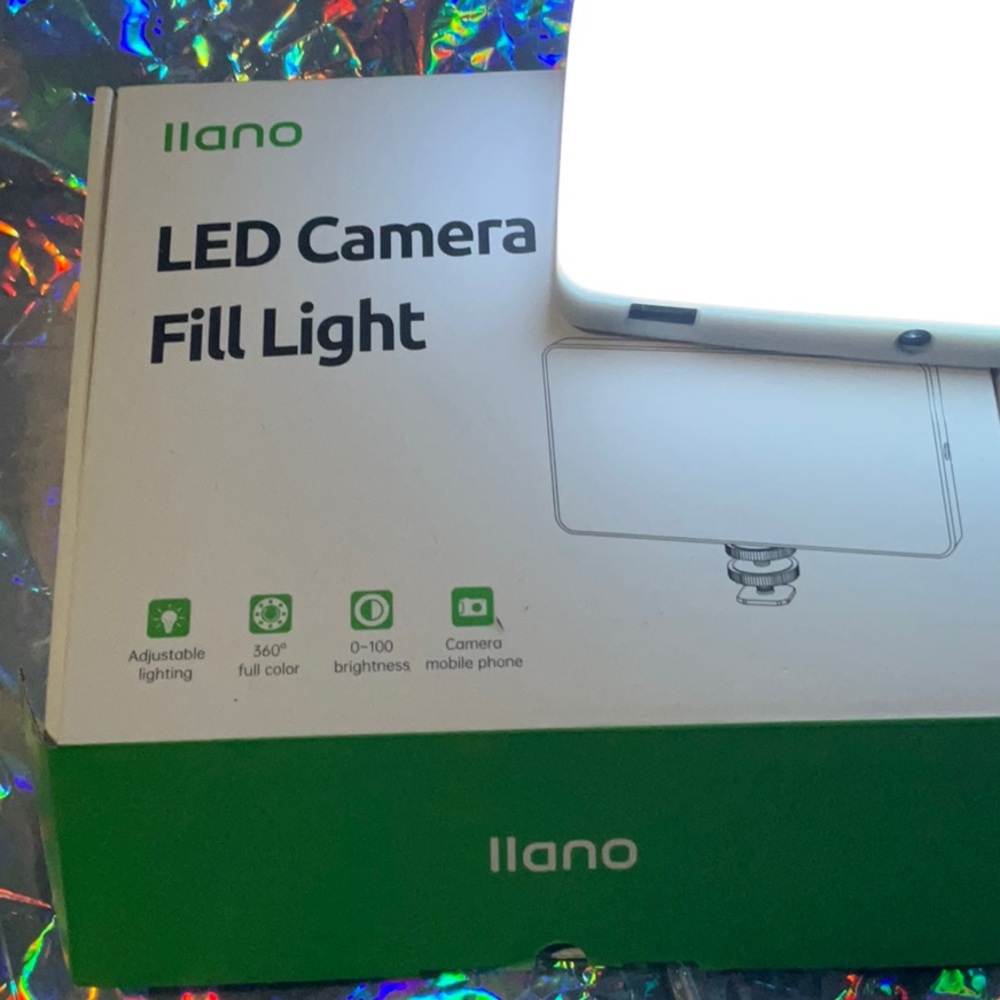llano RGB Video Light, Built-in 4000mAh Rechargeable Battery